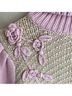 LoveShackFancy Allan Appliquéd Patchwork Knitted Turtleneck Pullover Sweater - photo 6