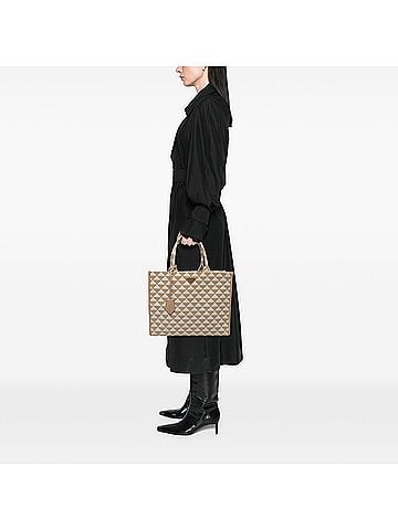 Prada Large Triangolo Jacquard Symbole Tote (view 2)