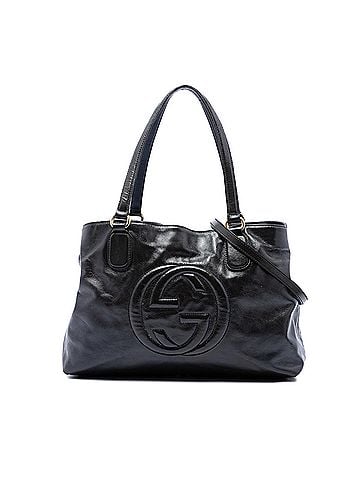 Gucci Medium Patent Soho Working Satchel (view 1)