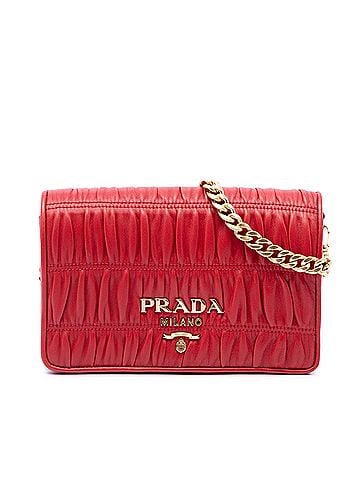 Prada Nappa Gaufre Chain Flap (view 1)