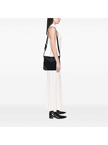 Prada Leather Trimmed Tessuto Zip Top Crossbody (view 2)