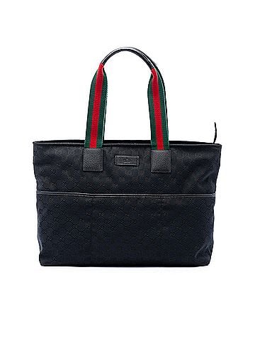 Gucci GG Canvas Web Tote (view 1)