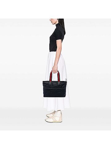 Gucci GG Canvas Web Tote (view 2)