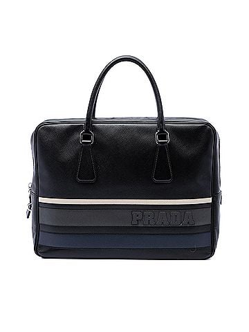 Prada Saffiano Lux Letterman Briefcase (view 1)