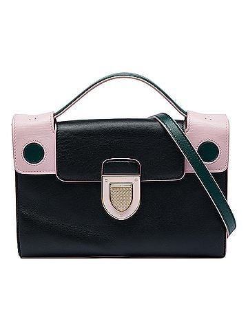 Dior Mini Tricolor Leather Diorever Top Handle Bag (view 1)