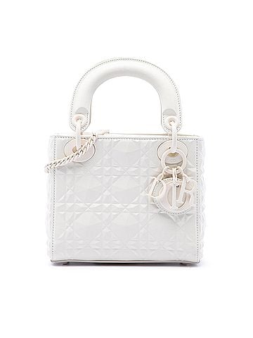 Dior Mini Ultra Matte Calfskin Diamond Cannage Lady Dior (view 1)