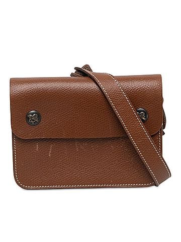 Hermès Courchevel Pochette Green Waist Bag (view 1)