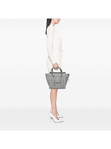 Céline Micro Calfskin Luggage Tote (view 2)