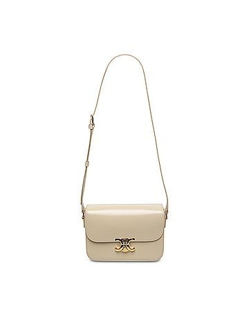Céline Classique Shiny Calfskin Triomphe Crossbody (view 1)