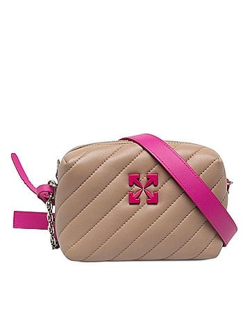 OFF-WHITE Matelasse Lambskin Jackhammer Camera Bag (view 1)