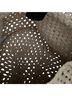 Loewe 100% Raffia Brown Small Raffia Punch Hole Hobo One size - photo 4