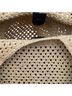 Loewe 100% Raffia Brown Small Raffia Punch Hole Hobo One size - photo 5
