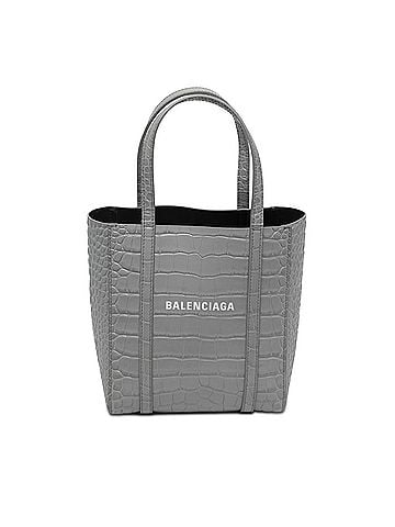Balenciaga Croc Embossed Leather Everyday Tote XXS (view 1)