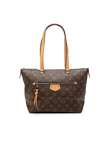 Louis Vuitton Louis Vuitton Monogram Iena PM Tote Bag Shoulder M42268 Brown Leather Women's LOUIS VUITTON (view 1)