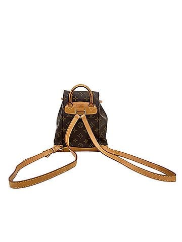 Louis Vuitton LOUIS VUITTON Mini Montsouris M51137 Backpack/Daypack Monogram Natural Leather Women's (view 2)