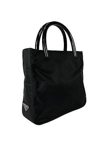 Prada PRADA B8368 Handbag, Plastic and Tessuto Nylon, Black, Women's (view 2)