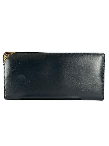Cartier CARTIER Cartier Sapphire Line Long Wallet Leather Black Men's (view 1)