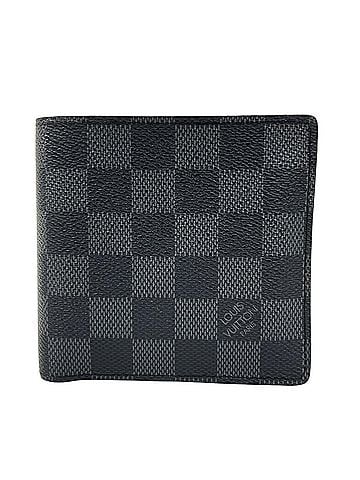 Louis Vuitton LOUIS VUITTON LV Louis Vuitton Portefeuille Marco N63336 Bi-fold Wallet Damier Graphite Black Dark Gray Men's (view 1)