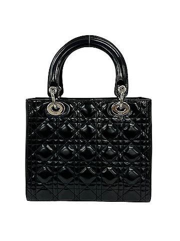 Christian Dior Christian Dior Lady Cannage M0565ONGE_M900 Handbag Leather Black Women's (view 2)