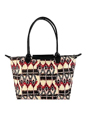 Longchamp Longchamp Le Pliage Collection L2605649238 Handbag, Nylon Leather, Black, White, Red, Women's (view 2)