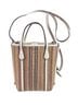 Tory Burch Stripes Red White Tan Crossbody Bag One size - photo 2