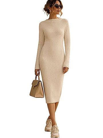 Vince. Cashmere Wool L Midi Wool Dress (view 1)