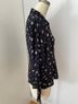 Laura Ashley Floral Black Button-Down Shirt Size 8 - photo 3