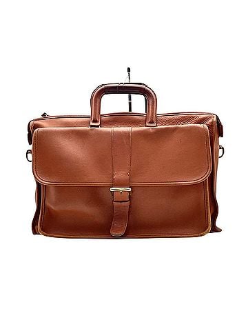 Coach COACH 5283 Harrison Briefcase Business Bag Brown Leather Shoulder Handbag Gold Hardware Men's S22 (view 2)