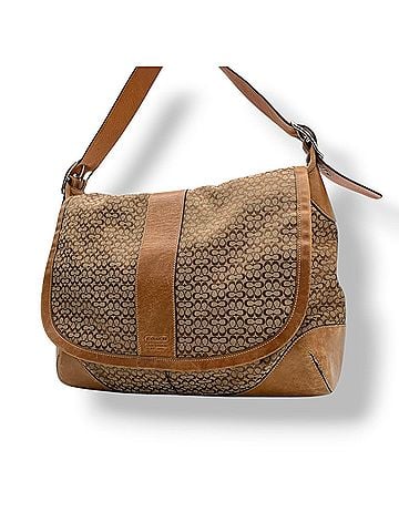 Coach COACH 5706 Mini Signature Shoulder Bag Messenger Beige Brown Canvas Leather Crossbody Long Women's Men's H3K-5706 S23 (view 1)