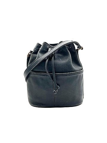 Coach COACH 121 Thompson Shoulder Bag Bucket Navy Glovetanned Leather Gold Hardware Crossbody Women's Men's S99 (view 2)