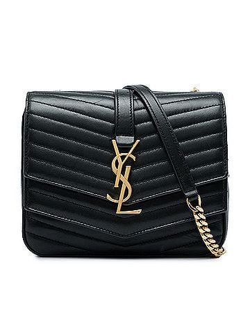 Saint Laurent Small Chevron Lambskin Monogram Sulpice Bag (view 1)