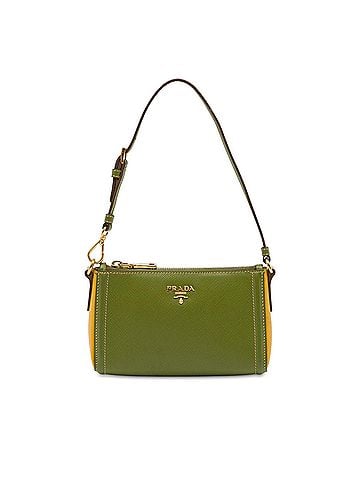 Prada Bicolor Saffiano Shoulder Bag (view 1)