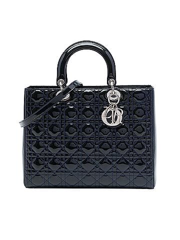Dior Large Patent Cannage Lady Dior (view 1)