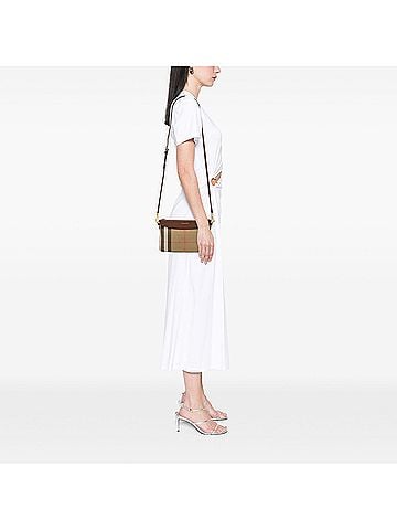 Burberry House Check Canvas Derby Peyton Crossbody (view 2)