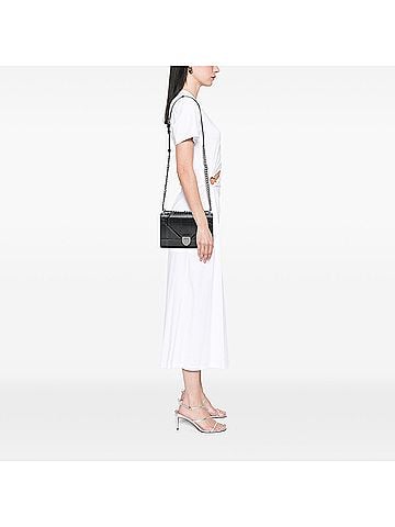 Dior Medium Patent Microcannage Diorama Flap (view 2)