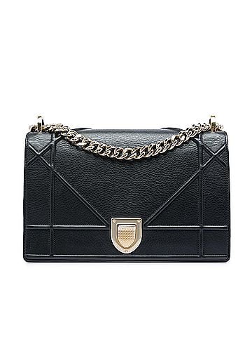 Dior Medium Grained Calfskin Diorama Flap (view 1)