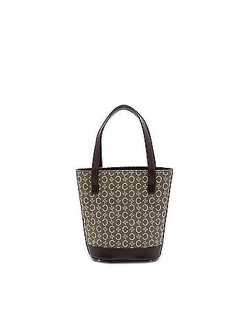 Céline C Macadam Canvas Bucket Bag (view 1)