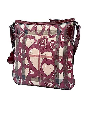 Burberry House Check Coated Canvas Hearts Crossbody (view 2)