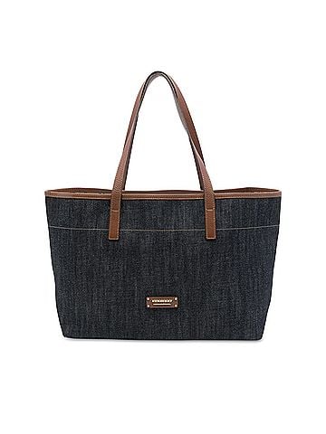 Burberry Denim Tote (view 1)