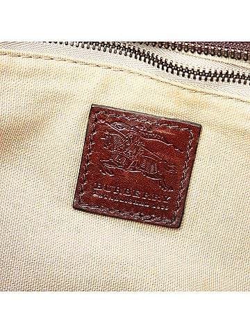 Burberry Mega Check Canvas Lowry Satchel (view 2)