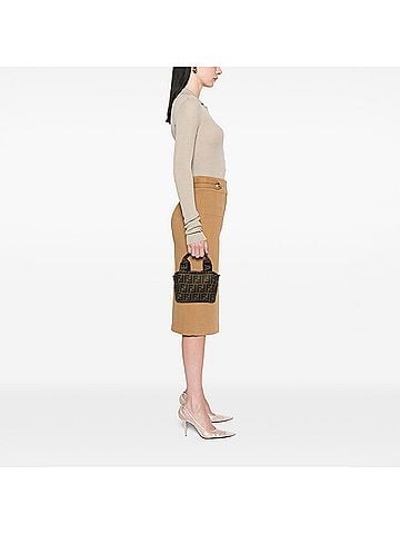 Fendi Mini Zucca Canvas Satchel (view 2)