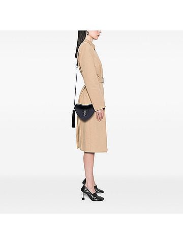 Saint Laurent Leather Monogram Heart Tassel Crossbody (view 2)