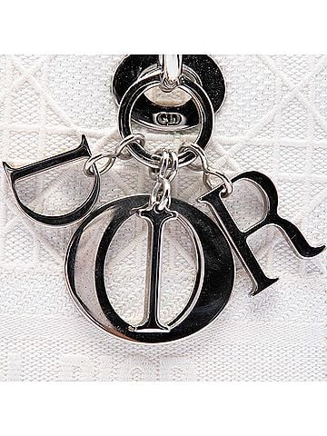 Dior Medium Embroidered Canvas Cannage Lady D Lite (view 2)