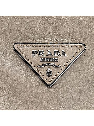 Prada Glace Calf Twin Pocket Double Handle Satchel (view 2)