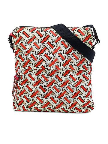 Burberry TB Monogram Nylon Flat Messenger Bag (view 1)