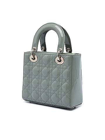 Dior Small Patent Cannage Lady Dior (view 2)
