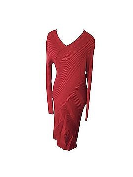 Cedric Charlier Knit Sweater Midi Dress Cocktail Dress (view 2)