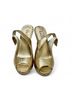Lilly Pulitzer Gold Wedges Size 7 - photo 4