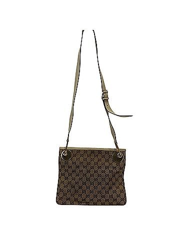 Gucci GUCCI GG Canvas Shoulder Bag 120841 Beige Women's (view 1)