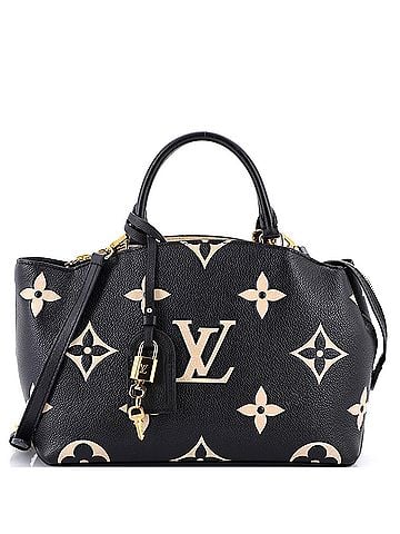 Louis Vuitton Petit Palais Handbag Bicolor Monogram Empreinte Giant (view 1)